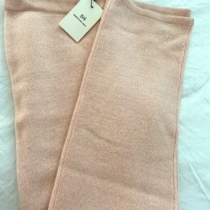 Something Navy Cashmere/silk pants